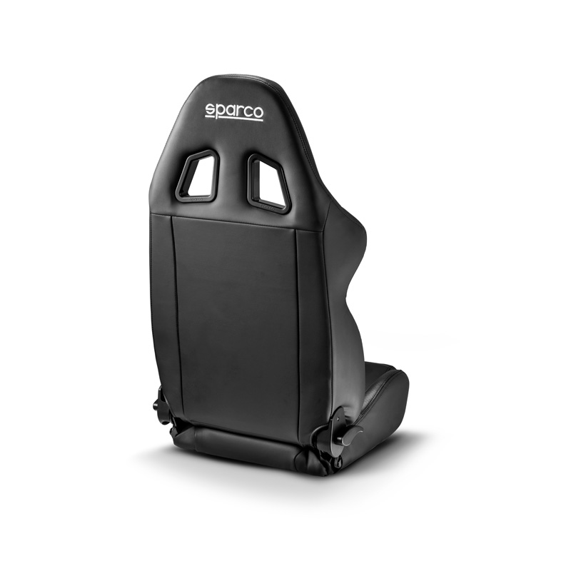 Sparco Sport Seat R500 Torino - Black Skai - Reclinable