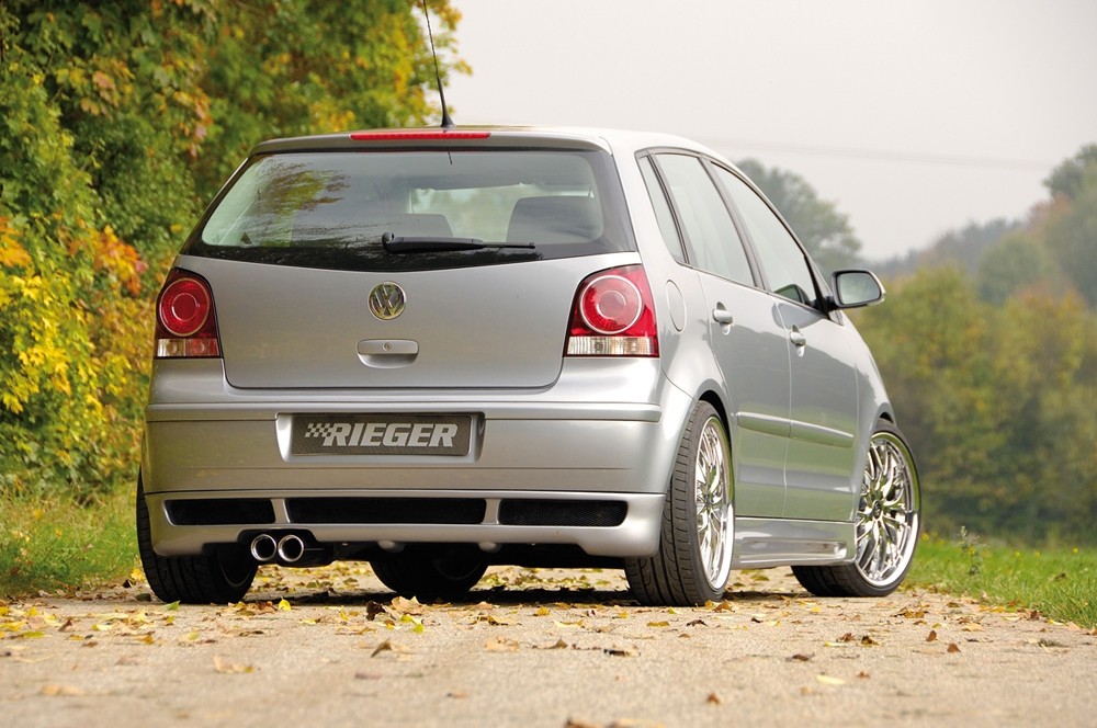 Achterbumper Diffusor VW Polo 9N Rieger