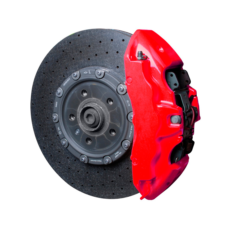 Foliatec Brake Caliper Lacquer Set - NEON red - 4 Components