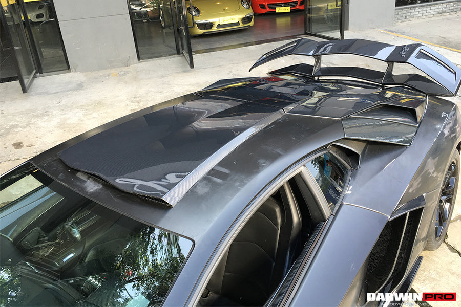 Lamborghini Aventador LP700 Coupe/Roadster BKSS Style Carbon Fiber Roofscoop