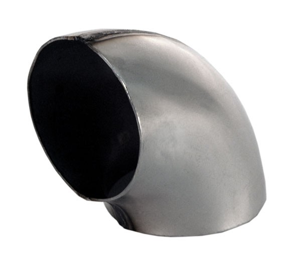 90 graden knik 3 inch (76,1mm) Simons RVS