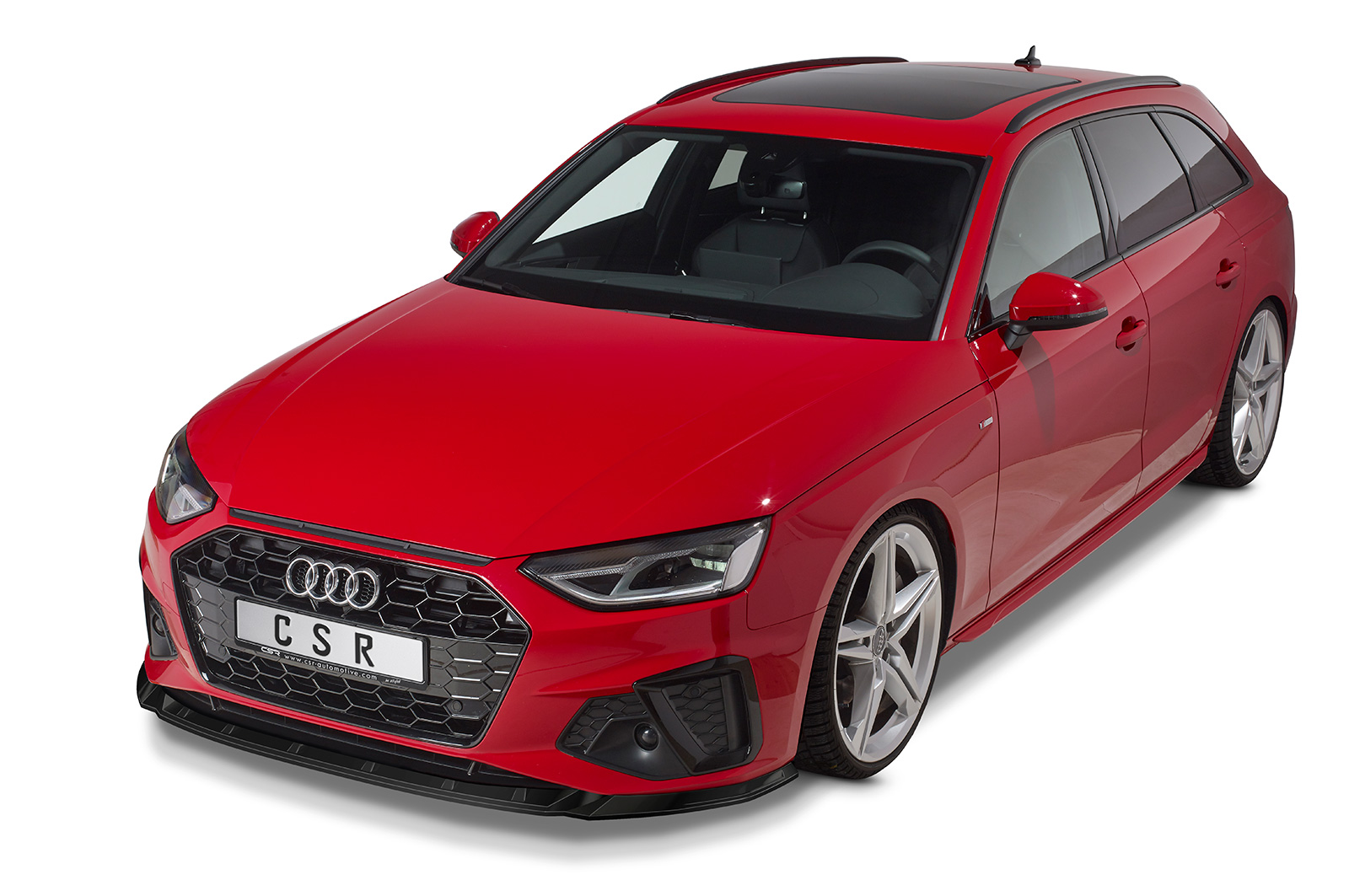 Voorspoiler Audi A4 / S4 B9(8W) CSR Glans zwart