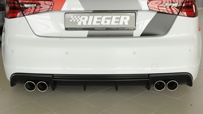 Achteraanzet Rieger Audi A3 8V Sportback 12-16 ABS