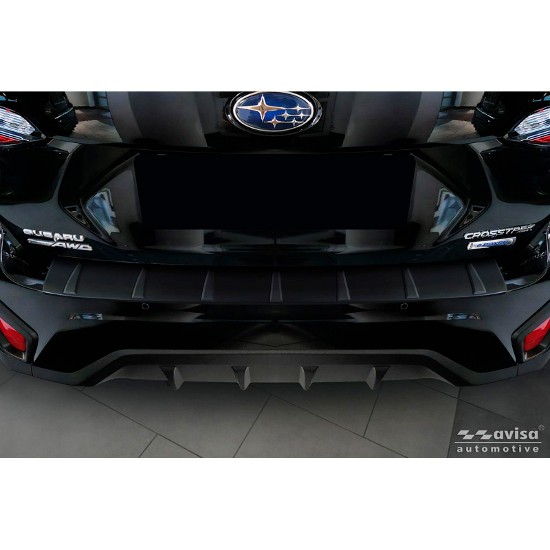 Avisa Matzwart RVS Achterbumperprotector  Subaru Crosstrek III 2023- 'Ribs'