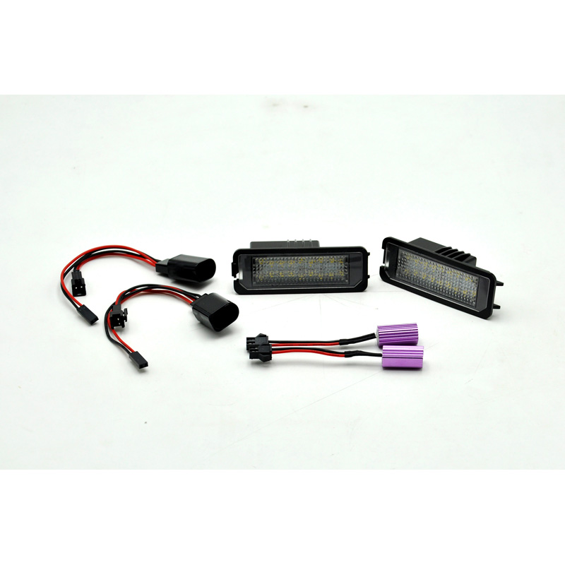 Set LED Nummerplaatverlichting  Audi / Volkswagen / Skoda / Seat / Porsche / Bentley diverse modellen