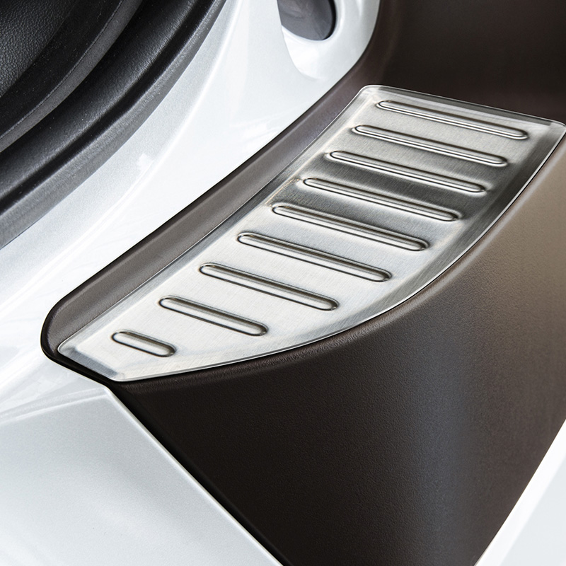 Stainless Steel Rear bumper protector  Citroën C4 Cactus 2014-2018 'Ribs'