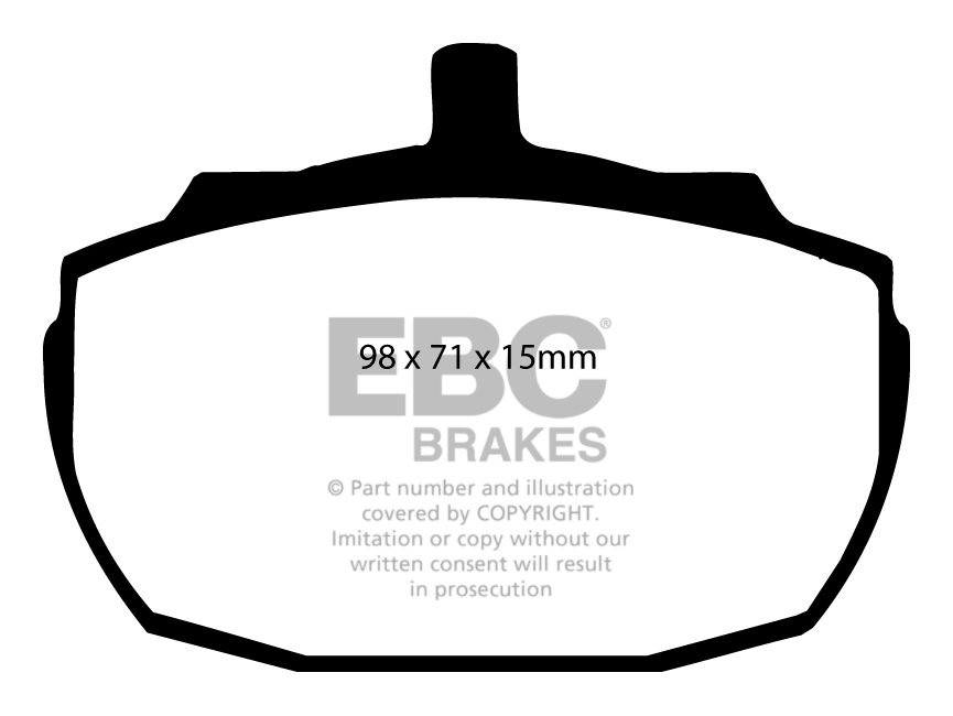 EBC Brakes MORGAN Plus 8 4.0 2004-2005 Remblokken voorzijde gree
