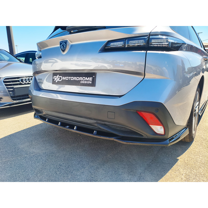 Motordrome Rear Bumper Skirt  Peugeot 308 III SW 2021- (ABS)