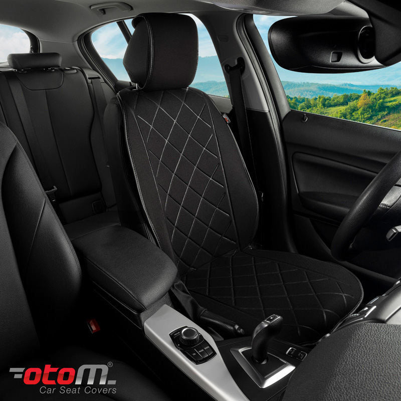 Universal Protective Seat Cover 'Active-Pro' Black Fabric - single piece