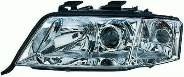 Koplamp links Audi A6 4B. 01-04 HELLA H7+H7