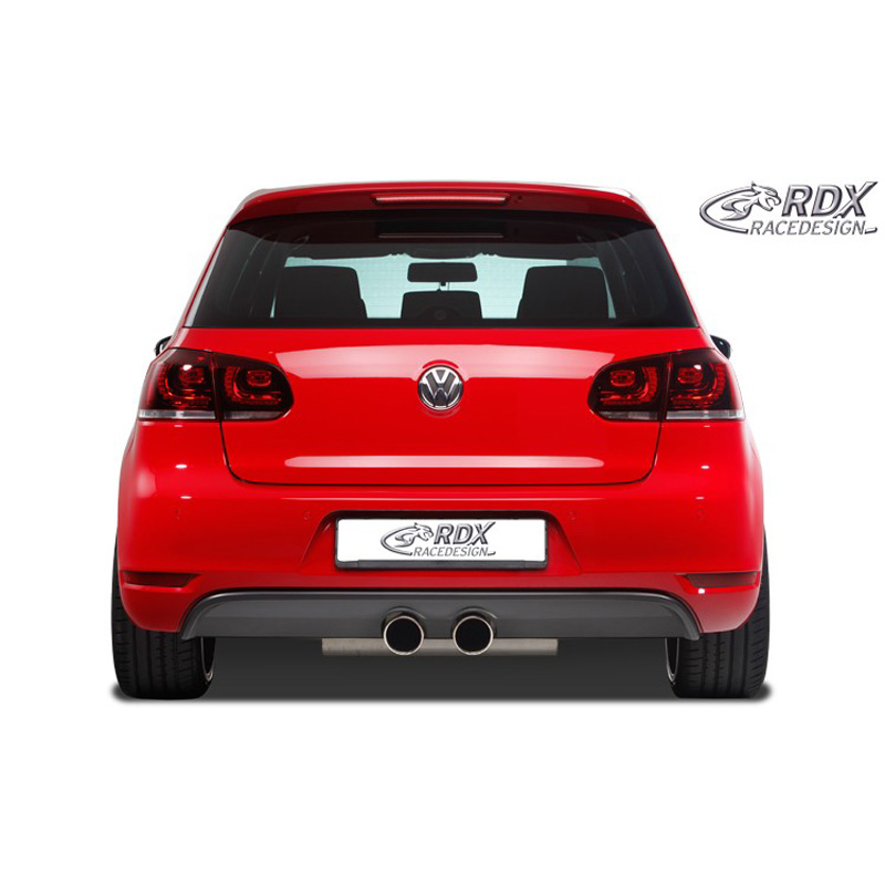 Rear bumper skirt (Diffuser)  Volkswagen Golf VI GTI/ GTD 2007-2013 (GFK)