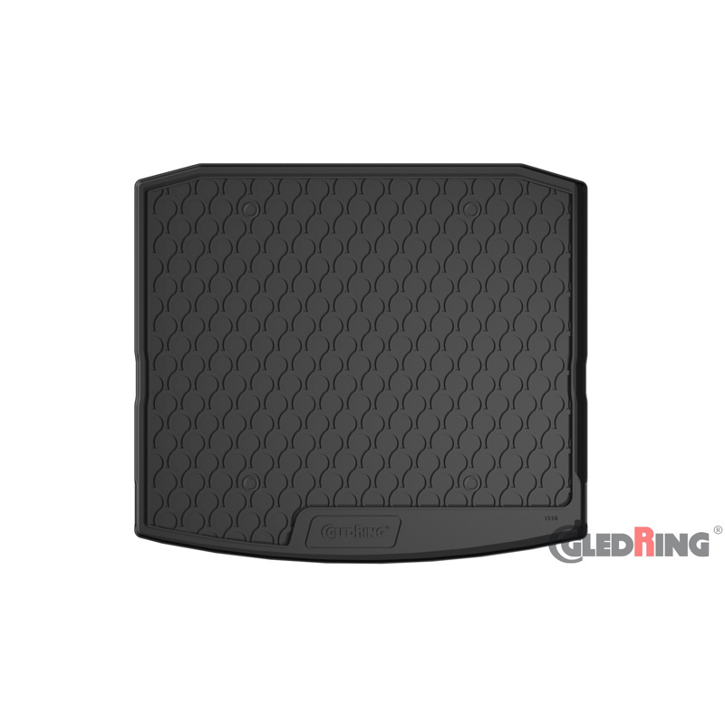 Rubbasol (Rubber) Trunk mat  Skoda Kodiaq (5-Persons) 2017-2024 (Lower floor without spare tire)