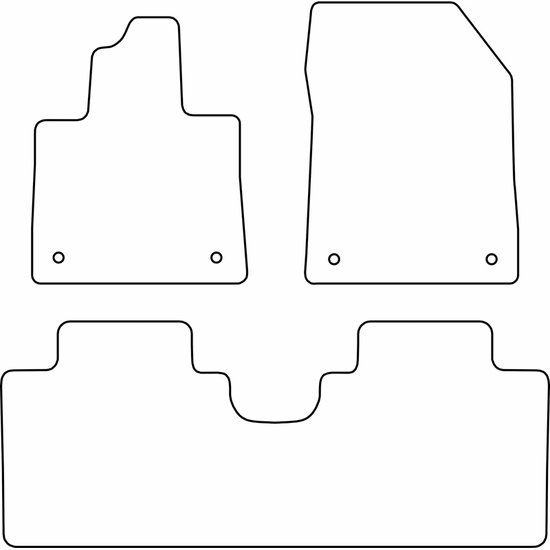 Set velour car mats  Smart #3 EV 2023-