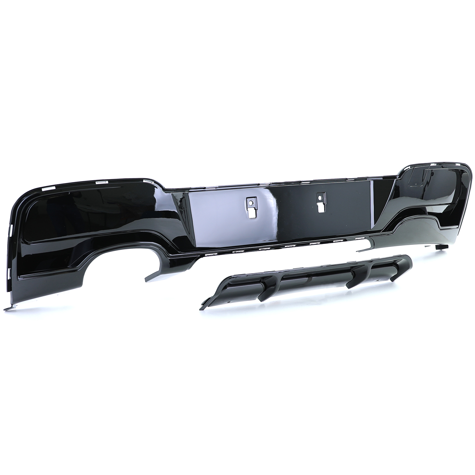 Diffuser BMW 1 Serie F20 F21 11-15 Glans Zwart