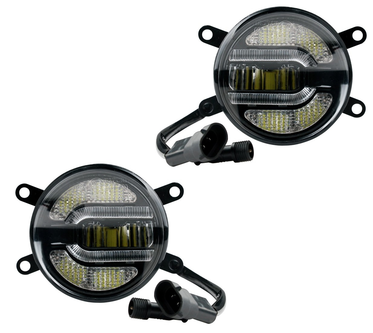 LED Dagrijlampen / Mistlampen 90mm 9-32V Universeel