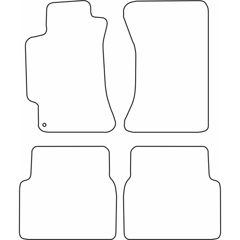 Automatten  Subaru Impreza 2000-2008