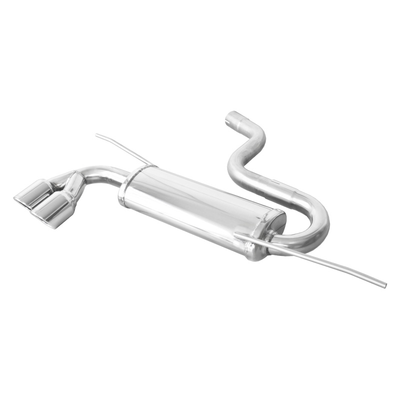 100% Inox Sport Exhaust  Volkswagen Scirocco 1.4 TSI 122hp 2008- 2x80mm X-Race