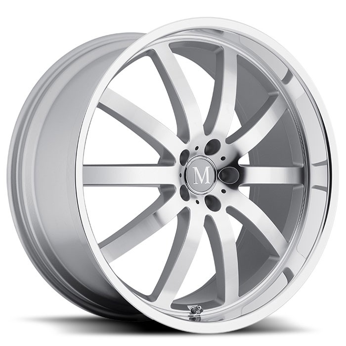 Velgen Mandrus Wilhelm 18x8,5 5x112 ET25 Zilver Machined Face &