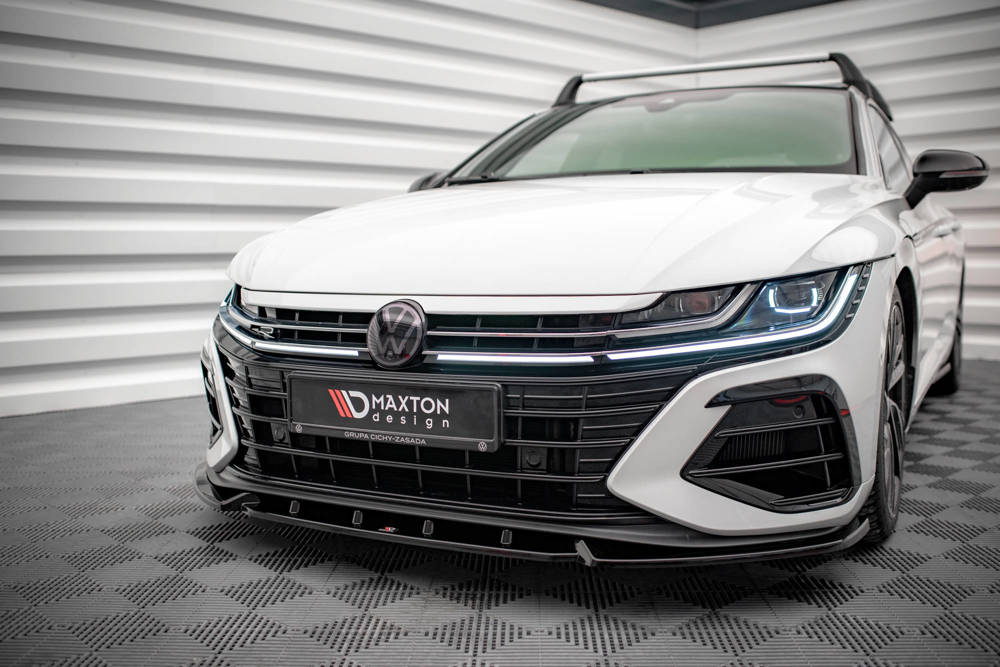 Voorspoiler V.2 Volkswagen Arteon R Maxton Glans Zwart