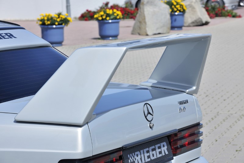 Achterspoiler breedbouw ll Mercedes W201 Rieger