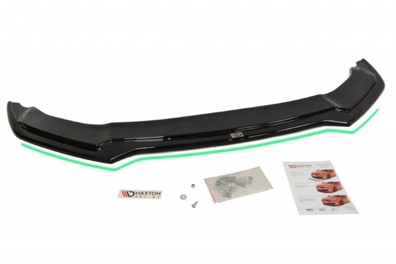 Voorspoiler V.2 Audi TT RS 8J Glanzend Zwart
