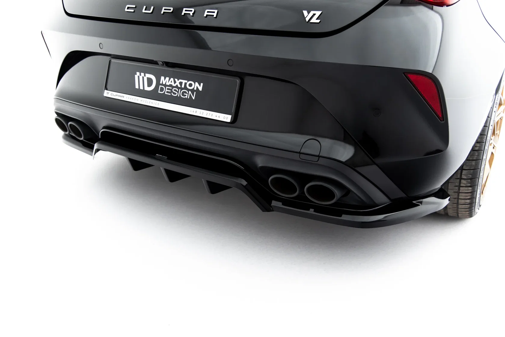 Achterdiffusor (with vertical bars) V.2 Cupra Leon Hatchback Mk1 Facelift