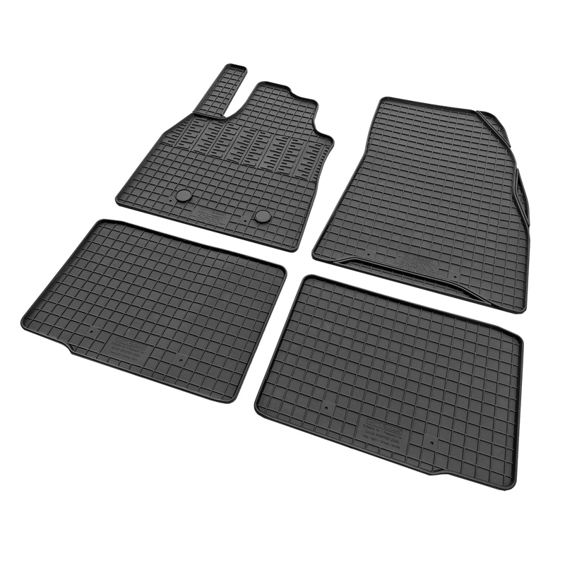 CIKCAR Rubber car mats set  Dacia Bigster Full Hybrid 2024- (4-pieces + fixing system)