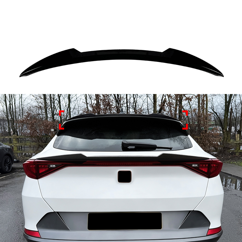 Dakspoiler (Spoiler Cap)  Cupra Formentor 2020-2024 & Facelift 2024- (ABS Glanzend zwart)
