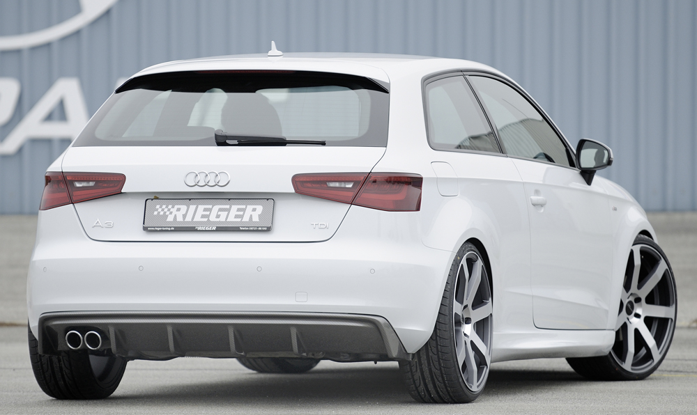 Zijskirts Rieger Audi A3 8V Sedan S-line