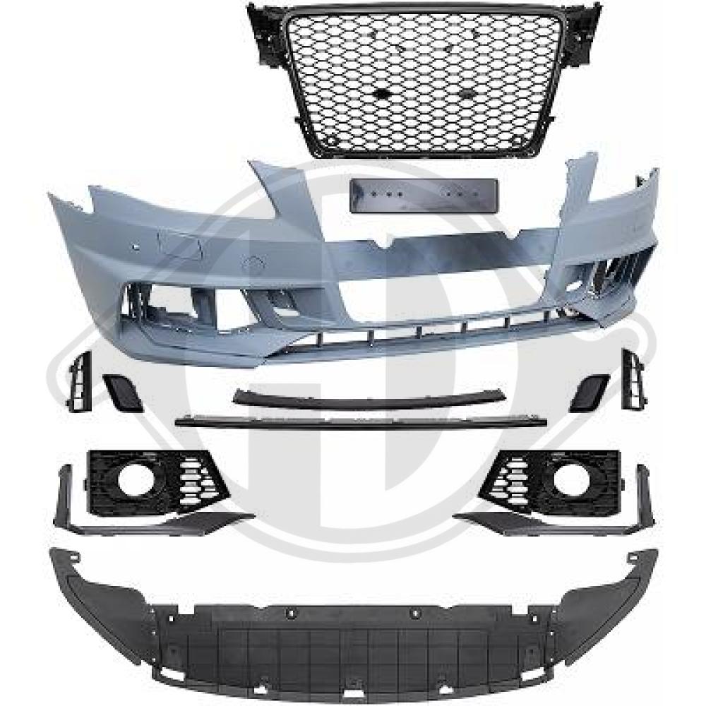 Voorbumper Audi A4 8K 07-11 RS look