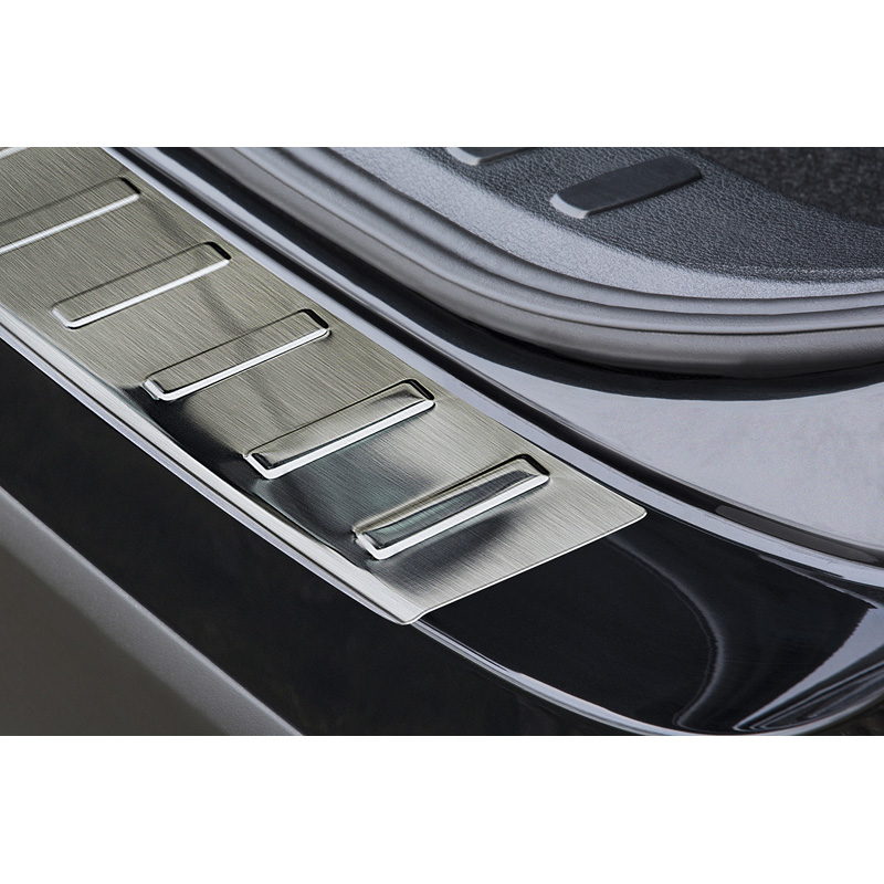 Stainless Steel Rear Bumper protector  BMW X1 E84 Facelift 2012-2015 'Ribs' excl. M-Package