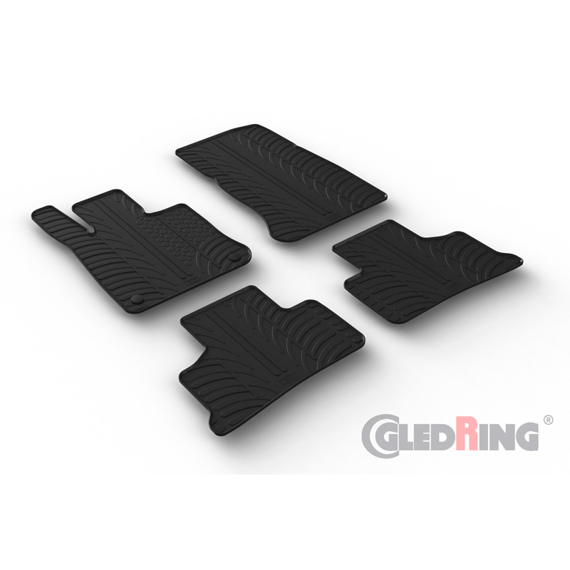 Rubbermatten  Mercedes GLC (X254) MHEV 2022- (T profiel 4-delig + montageclips)