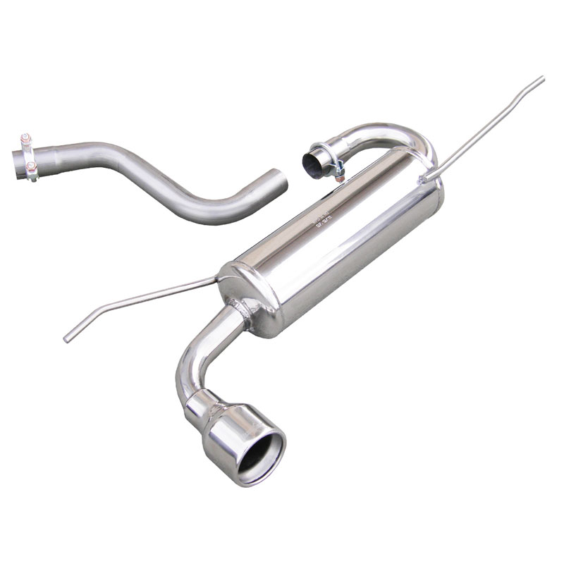 100% Inox Sport Exhaust  Volkswagen Golf V 1.6 FSi (115HP) 2003- 102mm