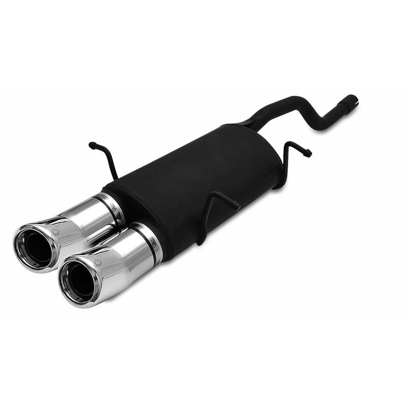 Sport exhaust  Suzuki Swift II HB 1.0i 37/39/41kW/1.3i 47/50/52/54kW 1989-2005 2x 80mm