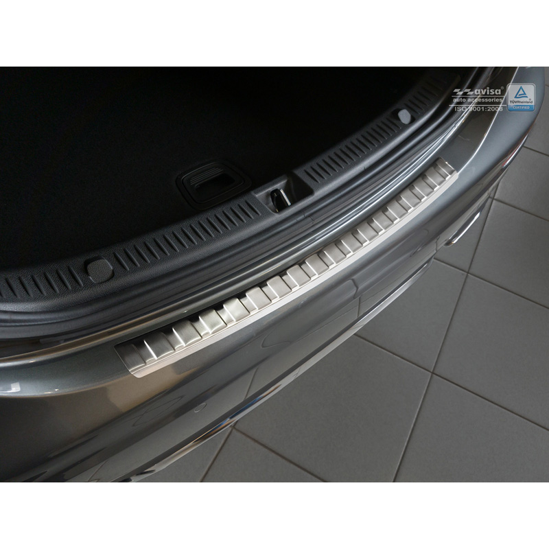 Stainless Steel Rear bumper protector  Mercedes E-Class W213 Sedan 2016-2020 & FL 2020-2023 'Ribs'