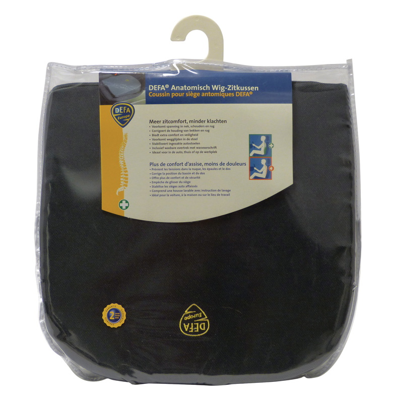 Defa Anatomical Wedge Seat Cushion Grey/Blue