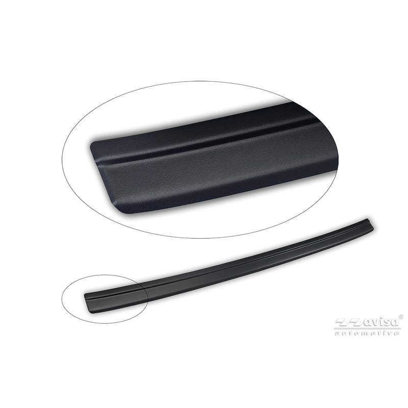 Avisa RVS Achterbumperprotector  Kia Picanto III Facelift 2024- - Matzwart