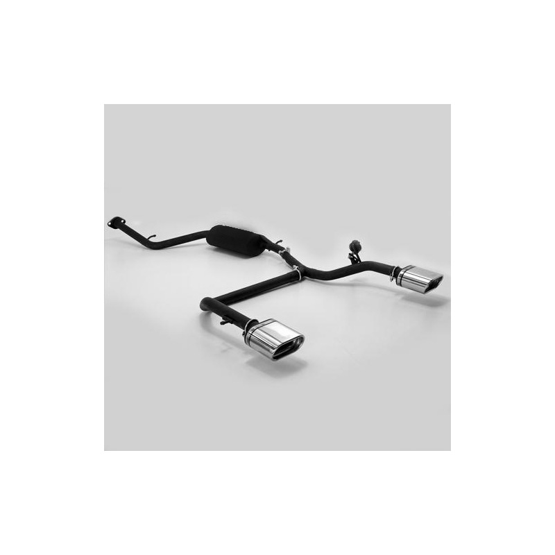 Double sport exhaust  Toyota IQ 1.0i 50kW 2009- 145x75mm