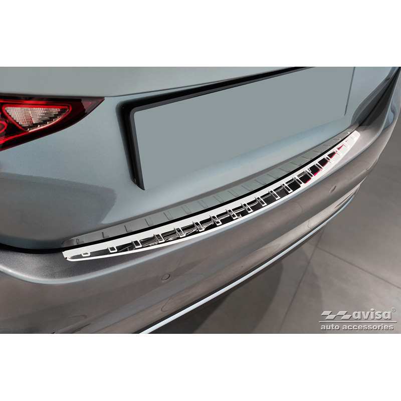 Chroom RVS Achterbumperprotector  Mercedes C-Klasse Sedan (W206) 2021- 'Ribs'