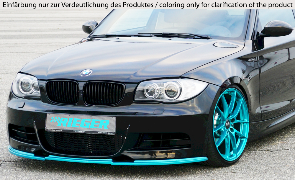 Voorspoiler BMW 1Serie E82/E88 2007-.. Ongespoten Rieger