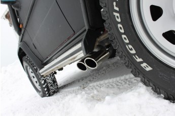 Mercedes G-Klasse Typ 463 (mit Trittbrett) Einddemper Uitgang se