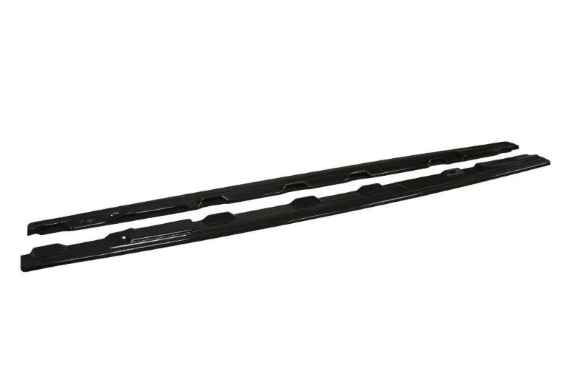 Zijskirts Diffusers Audi S5 / A5 S-Line F5 Coupe Glanzend Zwart