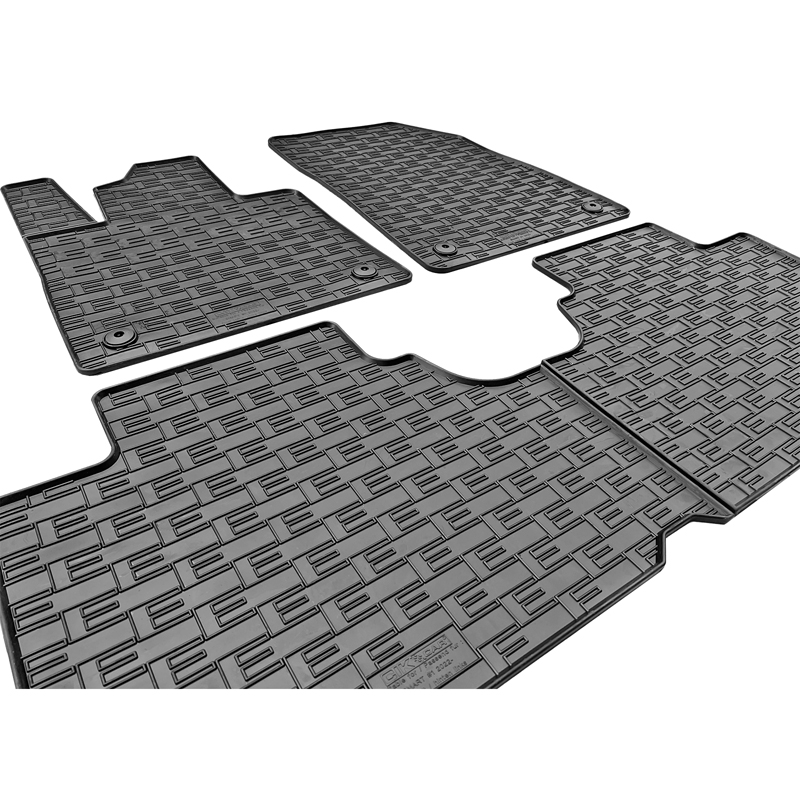 Rubber car mats set  Smart #1 EV 2022- & #3 EV 2023- (4-pieces + fixing system)