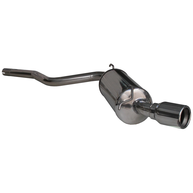 100% Inox Sport Exhaust  Fiat Cinquecento 0.9/1.1 Sporting 1994- 80mm