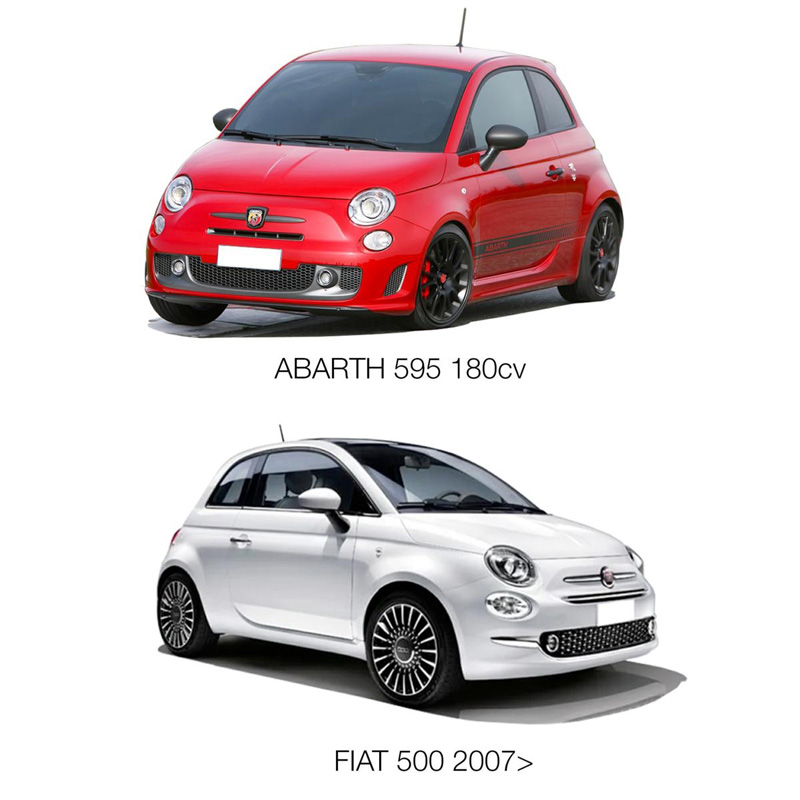 Simoni Racing Aluminium-Spurverbreiterungssatz - 2x12mm(VA) - 2x12mm(HA) (Mittenzentrierung 58,1mm) mit Radschrauben - passend für Abarth, Fiat Diverse