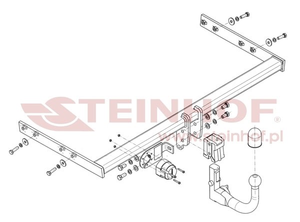 Trekhaak Audi A3 Sportback 3/5D 07/2008-01/2013