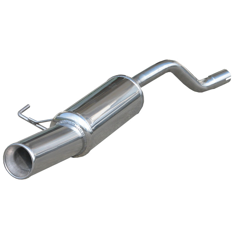 100% Inox Sport Exhaust  Renault Clio II 1.4 16v (98HP) 1999- 80mm