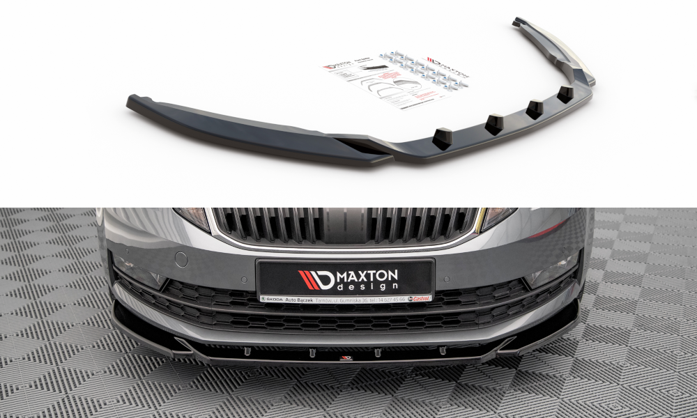 Voor splitter v2 Skoda octavia mk3 Maxton