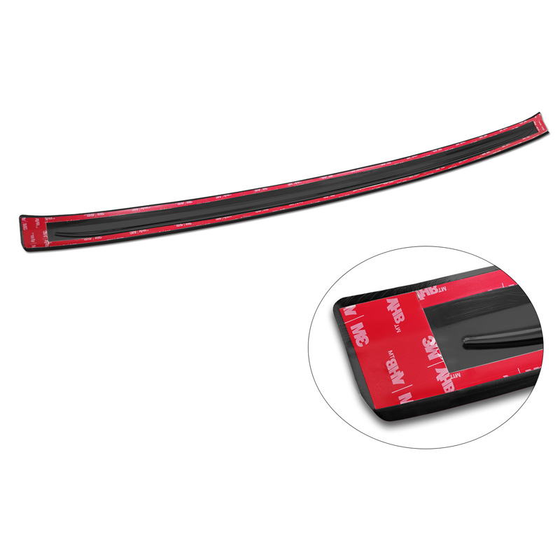 Black Stainless Steel Rear bumper protector  Toyota Corolla XII Sedan 2019-