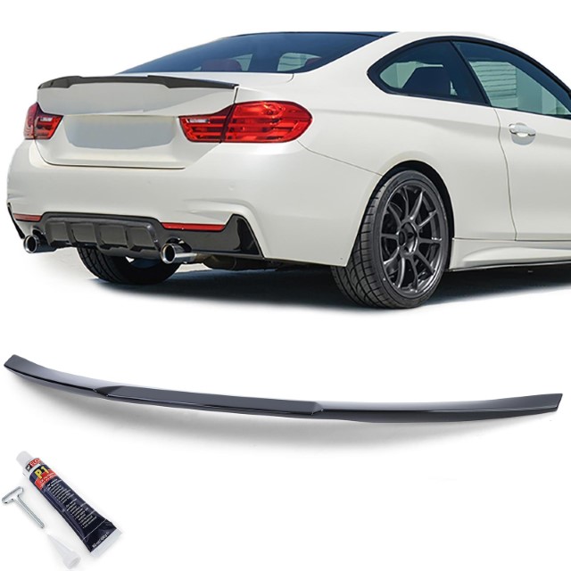 Spoiler BMW M4 F82 2014-2019 Glans Zwart